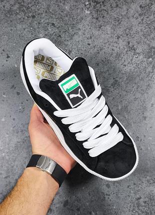 Puma suede xl black white 4