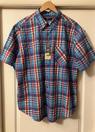 Рубашка мужская сорочка xl англия хлопок короткий рукав