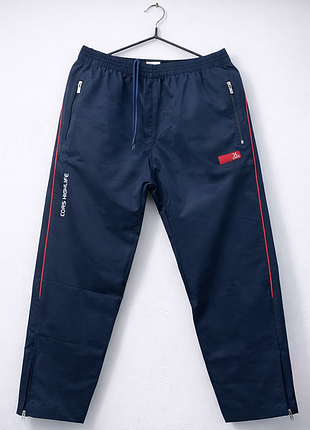 Спортивні штани x cors темно-сині з червоними вставками