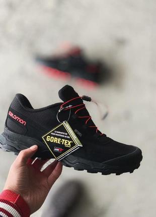 Мужские кроссовки salomon fury 3 black / red5 фото