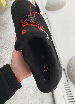 Мужские кроссовки salomon fury 3 black / red9 фото