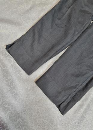 🌟🌟🌟 женские льняные брюки высокая посадка rosso353 фото