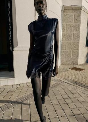Сукня жіноча сатинова zara new
