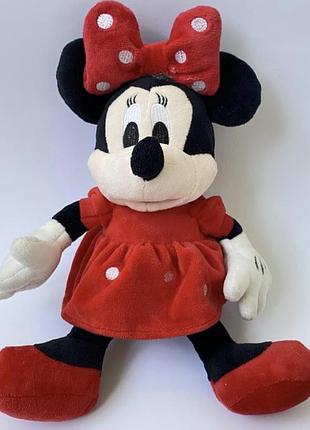Мягкая игрушка гуфи, disney  оригинал  размер- 25 см  минни маус  размер- 30 см