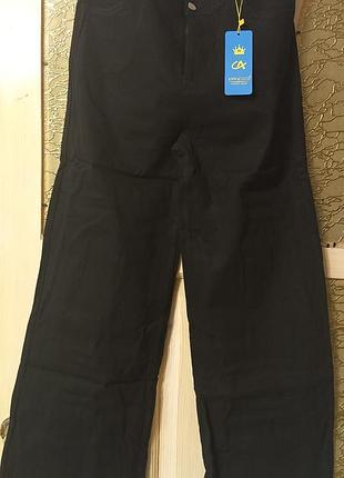 Шикарні нові джинси труби об до 118см❤️весна літо 32 розмір