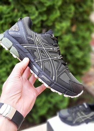 Чоловічі кросівки asics gel kahana 8 khaki black — розпродаж хіта сезону!