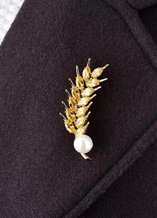 Брошка колосок 3