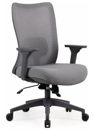 Крісло поворотне q-724 сіре
