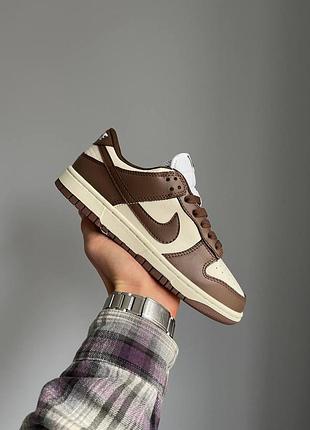 😍 жіночі кросівки nike dunk low cacao wow