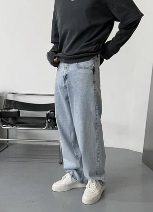 🖍стильні широкі джинси baggy.