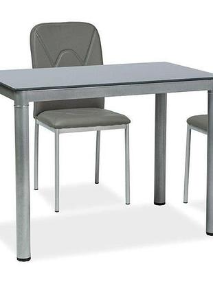 Стіл galant сірий/сірий каркас 100*60