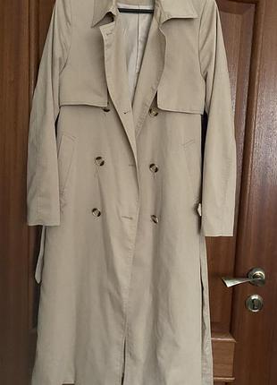 Бежевий тренч с-м 3