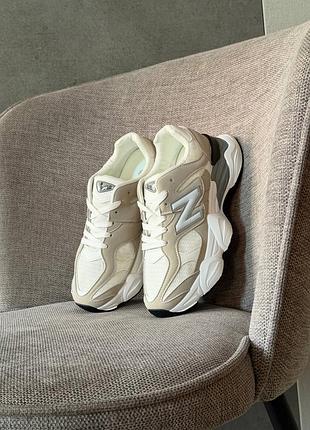 Кроссовки женские / мужские бежевые из эко кожи осенние весенние летние молочные кремовые