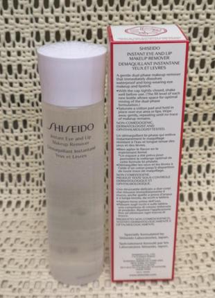 Засіб для зняття макіяжу з очей і губ shiseido the skincare instant eye and makeup lip4 фото