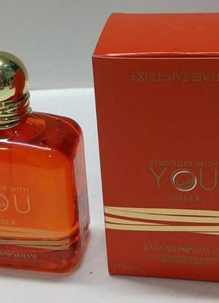 Emporio armani stronger with you amber