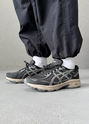 Мужские кроссовки asics gel-venture 6 black/grey