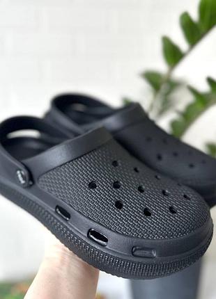 Крокси чорні підліткові чорні