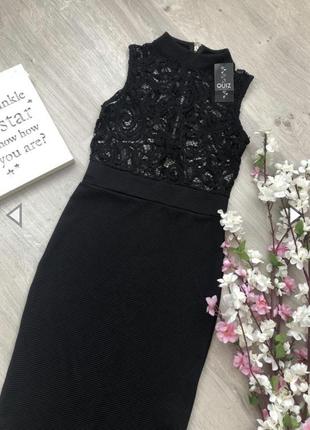 Стильное чёрное платье футляр, облегающее платье,3 фото