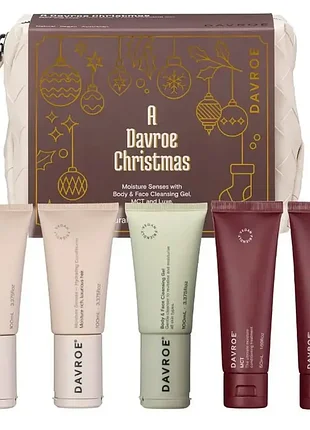 Тревел набір для зволоження волосся davroe moisture senses travel pack 3 х 100 + 2 х 50 мл