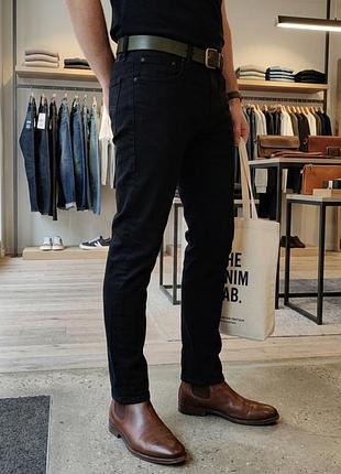 Джинси чоловічі levi’s чорні, розмір m (w32 l30), стрейч-котон