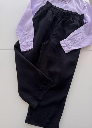 Лляні штани h&m, 100% льон 2