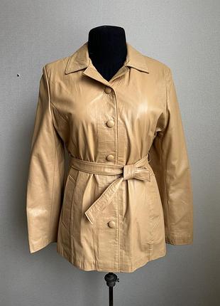 Шкіряний жіночій жакет