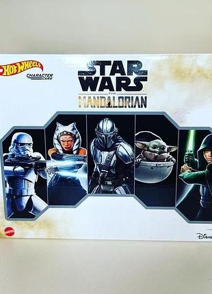 Набір машинок hot wheels star wars mandalorian character 5 шт.