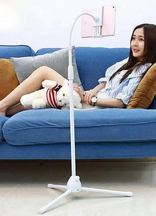 Штатив для телефона/планшета с гибким держателем vhg b4, white 170см