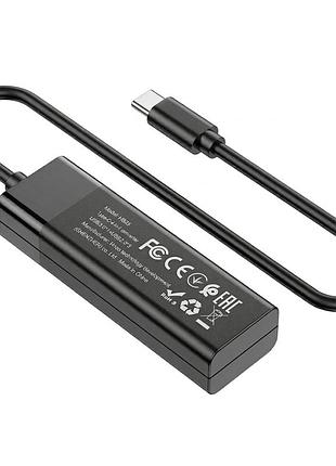 Usb-хаб hoco hb25 4-in-1 type-c to usb 3.0 + 3×usb 2.0 4