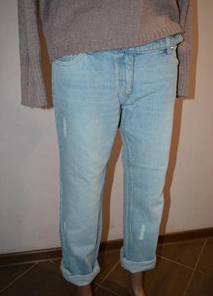 Укороченные джинсы 14 размер коттон
