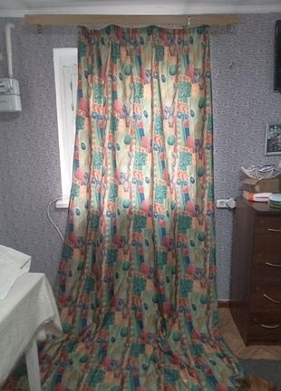 140*252 см штора,занавеска абстракция