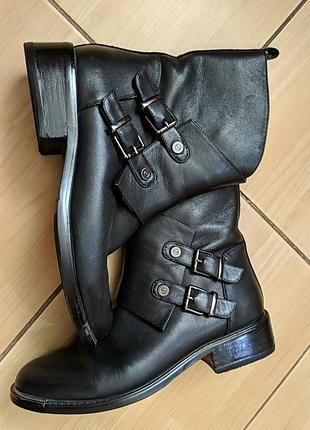 Кожаные демисезонные ботиночки vitto rossi. разм. 38 (24, 5 см)