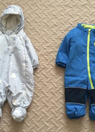 80 -86 рост. baby club. dopo dopo цельный комбинезон, внутри на флисе. зима, еврозима, деми. состояние нового, следов носки нет продуваемая,