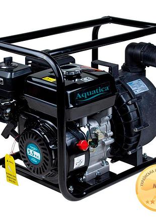 Мотопомпа 7.5л.с. hmax 30м qmax 38м³/ч (4-х тактный) для агрессивной среды aquatica (772539)
