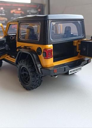 Модель автомобиля jeep wrangler rubicon 1:32 8