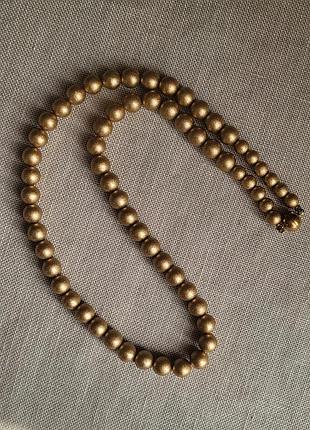 Вінтажне золотисте базове кольє