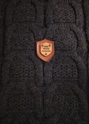 Тепленький натуральный свитерок на 7-8 лет  турция3 фото
