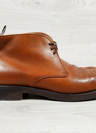 Кожаные мужские ботинки полуботинки cheaney jackie england оригинал англия, размер 45