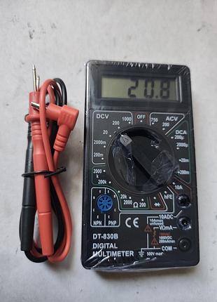 Мультиметр тестер цифровой dt-830b.новый 4