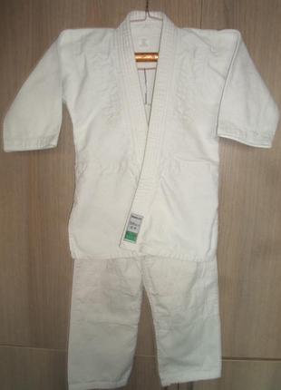 Кимоно жесткое дзюдо будо джиу-джитсу размер 120