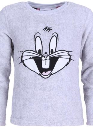 Тепла піжама пухнастий фліс на дівчинку bugs bunny primark3 фото