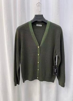 Кардиган из кашемира. цвета: черный, шоколад, беж, хаки, мята. размеры: 48-52