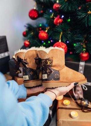 Ugg w mini bailey bow ii lv 🆕 шикарні уггі🆕 купити накладений платіж