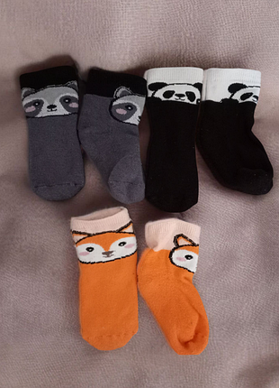 Набір дитячих шкарпеток з тваринами 9см