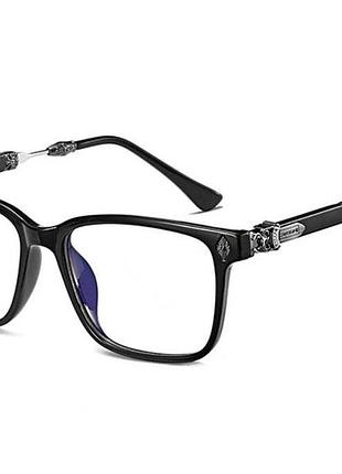 Жіноча оправа chrome hearts брендова (2272) срібло