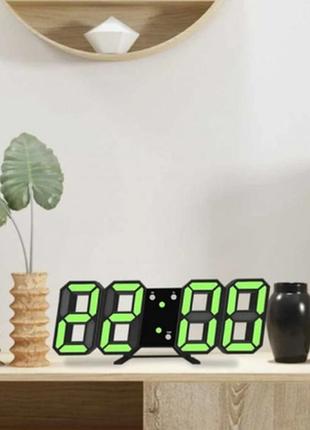 Настольные часы ly-1089 зелёные 3