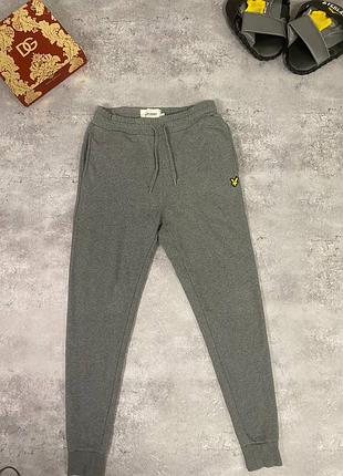 Lyle & scott organic premium joggers grey – оригінальні чоловічі штани