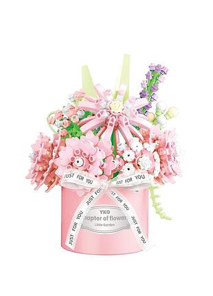 Конструктор «букет розовых гвоздик», p2367