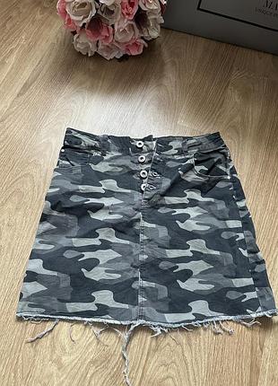 Юбка спідниця котон комуфляж обмін продаж