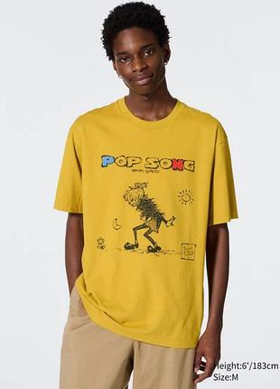 Стильна якісна футболка uniqlo унісекс